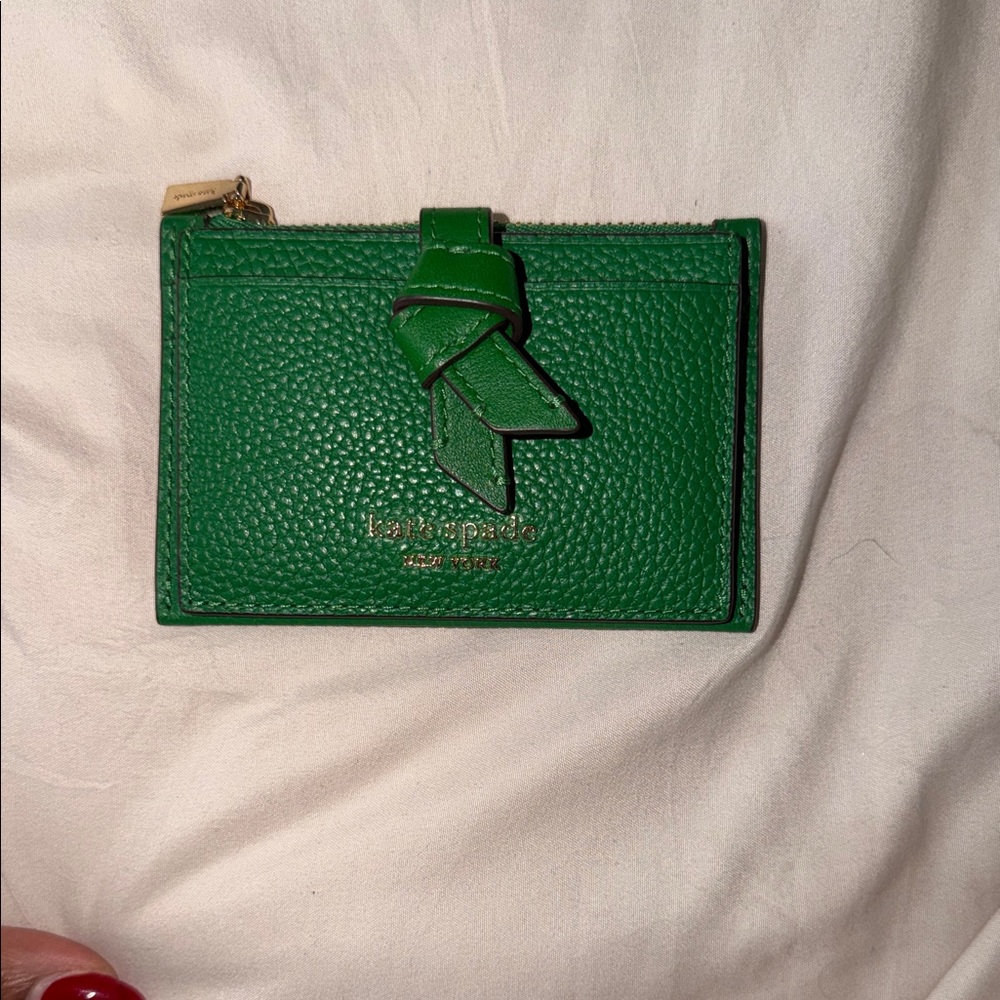 Kate Spade Emerald Green Card Wallet